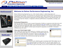 Tablet Screenshot of palmerperformance.com